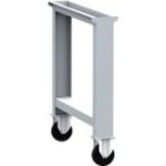 Ritošā kāja ar 2 fiksētiem riteņiem