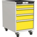 Mobilais konteiners ar 4 atvilktnēm