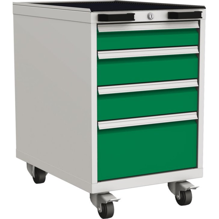 Mobilais konteiners ar 4 atvilktnēm