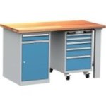 Salikts darbnīcas darbgalds DPS_107