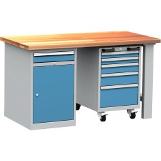 Salikts darbnīcas darbgalds DPS_107 2