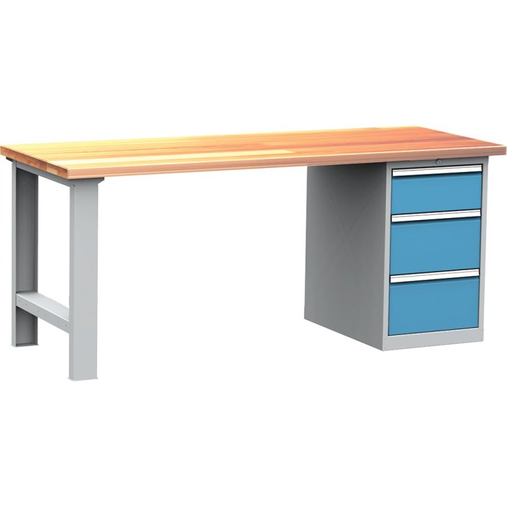 Salikts darbnīcas darbgalds DPS_202