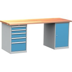 Salikts darbnīcas darbgalds DPS_205 2