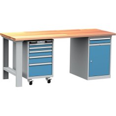 Salikts darbnīcas darbgalds DPS_207