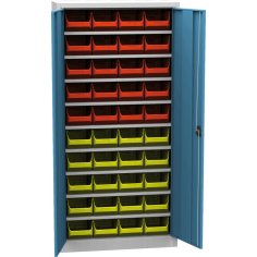 Universāls skapis ar plastmasas tvertnēm 2