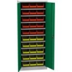 Universāls skapis ar plastmasas tvertnēm