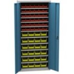 Universāls skapis ar plastmasas tvertnēm