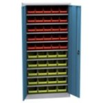 Universāls skapis ar plastmasas tvertnēm