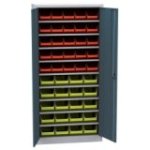 Universāls skapis ar plastmasas tvertnēm