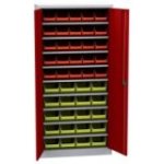 Universāls skapis ar plastmasas tvertnēm