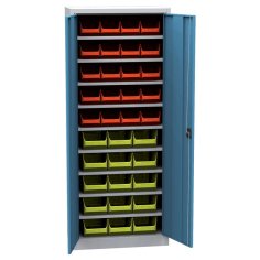 Universāls skapis ar plastmasas tvertnēm 2