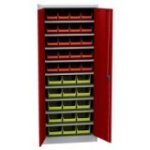 Universāls skapis ar plastmasas tvertnēm