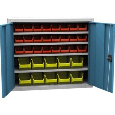 Universāls skapis ar plastmasas tvertnēm 2