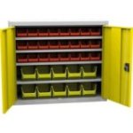 Universāls skapis ar plastmasas tvertnēm