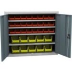 Universāls skapis ar plastmasas tvertnēm