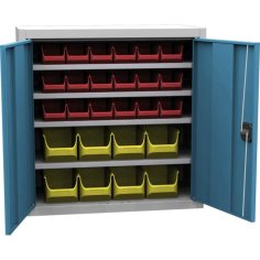 Universāls skapis ar plastmasas tvertnēm 2