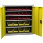 Universāls skapis ar plastmasas tvertnēm