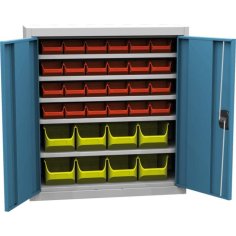 Universāls skapis ar plastmasas tvertnēm 2