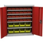 Universāls skapis ar plastmasas tvertnēm