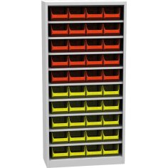 Universāls skapis ar plastmasas tvertnēm 2