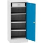 Darbnīcas instrumentu skapis ar 3 plauktiem un 1 atvilktni