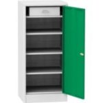 Darbnīcas instrumentu skapis ar 3 plauktiem un 1 atvilktni