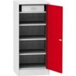 Darbnīcas instrumentu skapis ar 3 plauktiem un 1 atvilktni