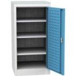 Darbnīcas instrumentu skapis ar lamināta darba virsmu