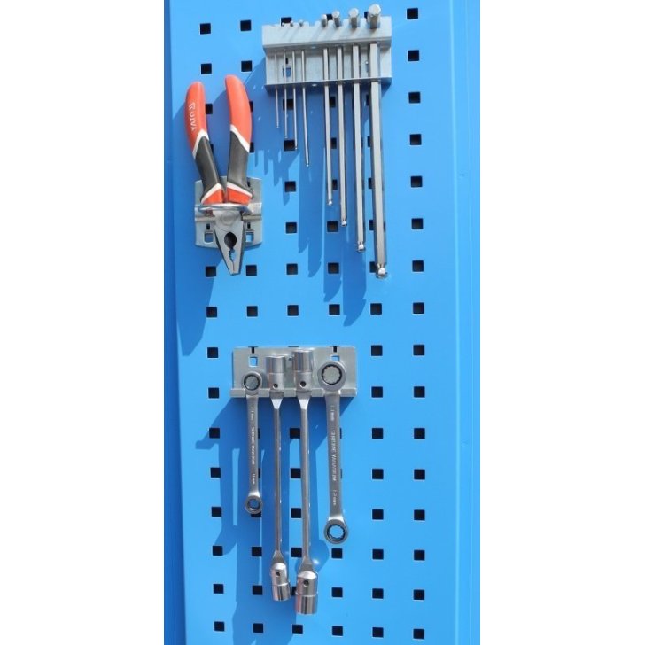 Darbnīcas instrumentu skapis ar lamināta darba virsmu