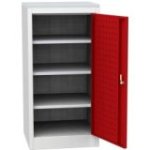 Darbnīcas instrumentu skapis ar lamināta darba virsmu