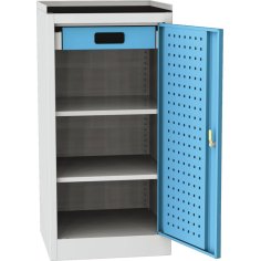 Darbnīcas instrumentu skapis ar ierāmētu gumijas darba virsmu 2