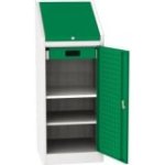 Darbnīcas instrumentu skapis ar integrētu rakstāmgaldu