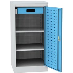 Darbnīcas instrumentu skapis ar lamināta darba virsmu 2