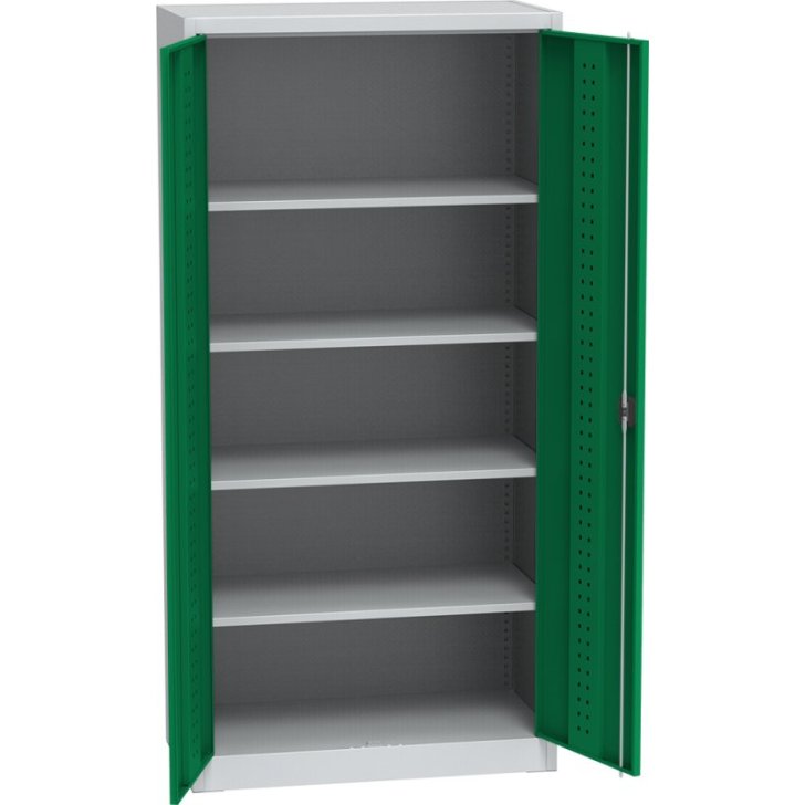 Universāls darbnīcas skapis ar 4 plauktiem