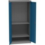 Universāls darbnīcas skapis ar DVB perforāciju un 2 plauktiem