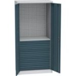 Universāls darbnīcas skapis ar DVB perforāciju, 8 atvilktnēm un 1 plauktu