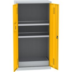 Eļļas uzglabāšanas skapis ar pilienu paplātes plauktiem