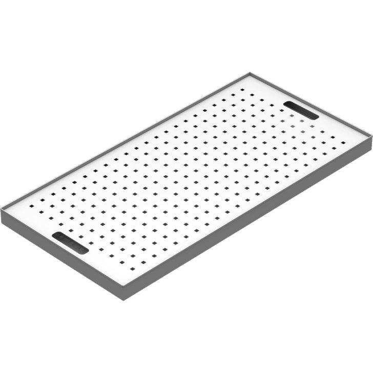 Pilienu paplātes plaukts ķīmiskajiem skapjiem SCH (platums x dziļums: 950 x 500 mm)