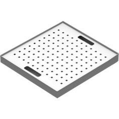 Pilienu paplātes plaukts ķīmiskajiem skapjiem SCH (platums x dziļums: 505 x 500 mm)