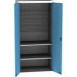 Lieljaudas SPD universāls darbnīcas skapis ar DVB perforāciju un 2 plauktiem