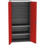 Lieljaudas SPD universāls darbnīcas skapis ar DVB perforāciju un 2 plauktiem