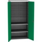 Lieljaudas SPD universāls darbnīcas skapis ar DVB perforāciju un 2 plauktiem