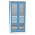 Lieljaudas SPD universāls darbnīcas skapis ar DVB perforāciju, 4 atvilktnēm un 2 plauktiem