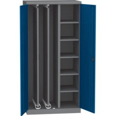 Universāls darbnīcas skapis ar izvelkamajiem paneļiem