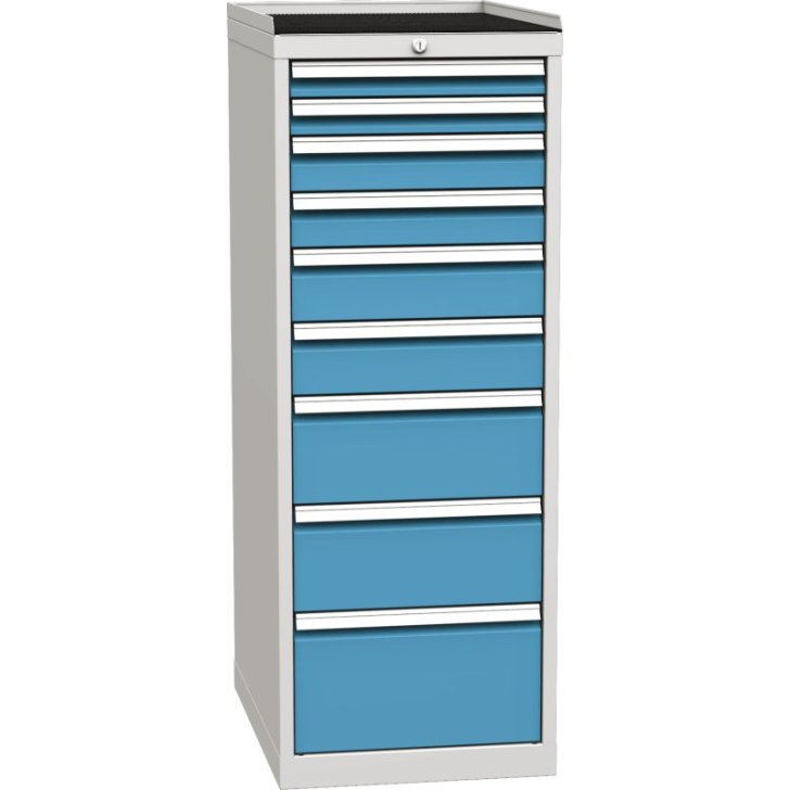 Vairāku atvilktņu darbnīcas skapis DPO_04_B