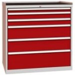 Vairāku atvilktņu darbnīcas skapis DPO_07_B