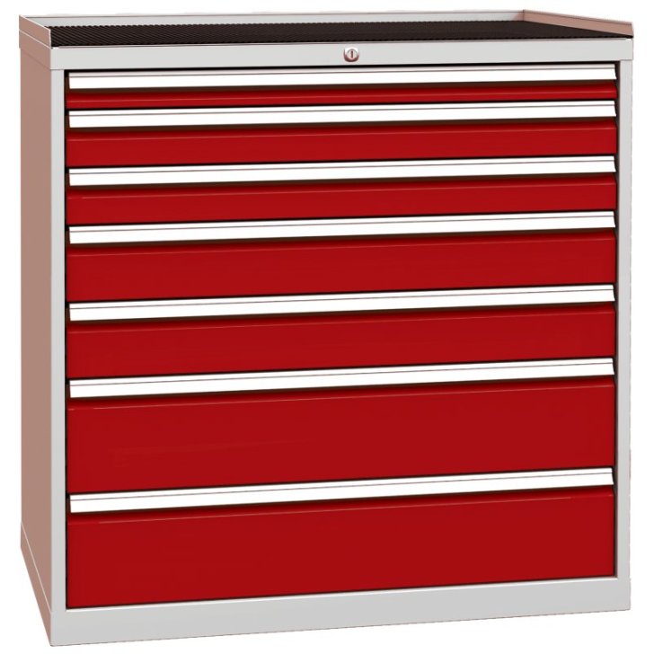 Vairāku atvilktņu darbnīcas skapis DPO_07_C