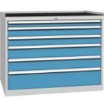 Vairāku atvilktņu darbnīcas skapis DPO_06_D