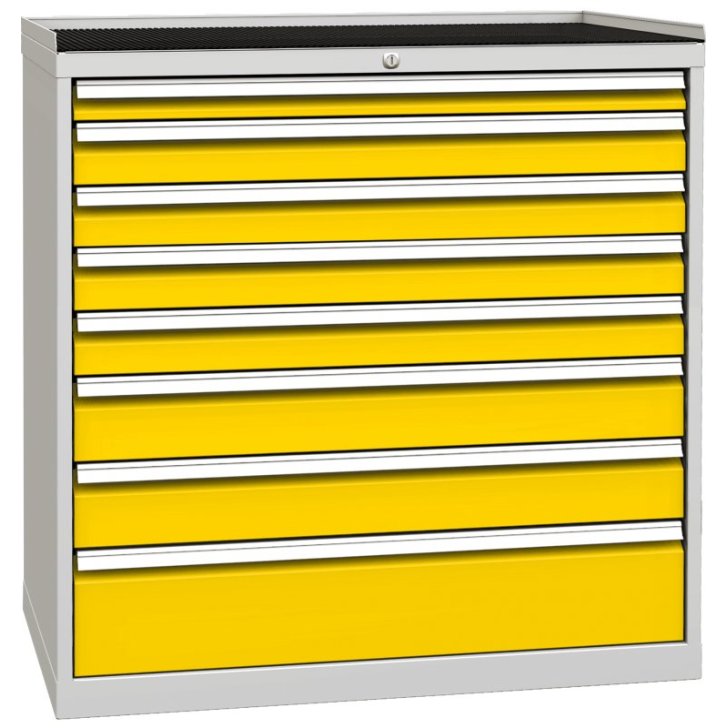 Vairāku atvilktņu darbnīcas skapis DPO_07_D