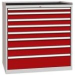 Vairāku atvilktņu darbnīcas skapis DPO_07_D